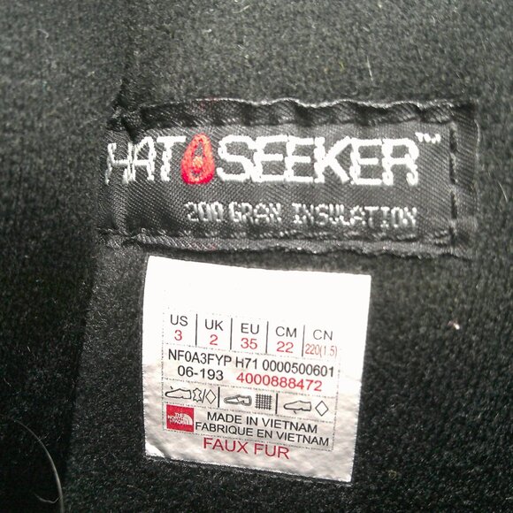 The North Face Shellista Lace up Gray Pink Waterproof Winter Snow Boot Size 3 - Picture 7 of 13